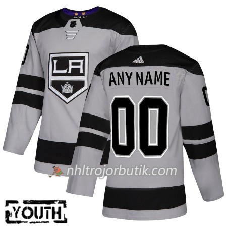 Barn Ishockey Los Angeles Kings tröja med eget tryck Alternate Adidas 2018-19 Authentic